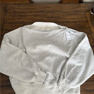 Gray Crewneck Sweatshirt